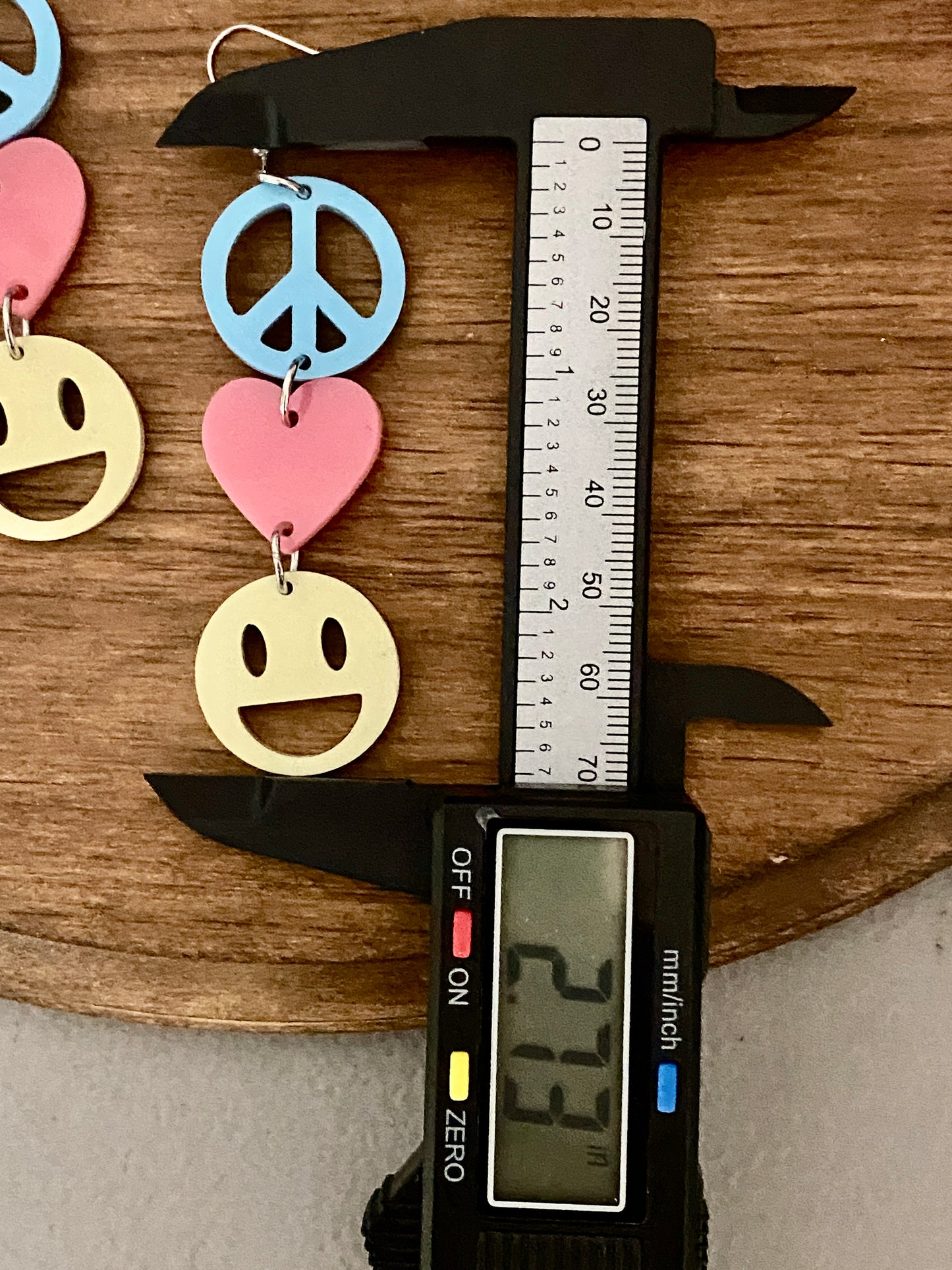 Peace, Love, and Happiness Earrings