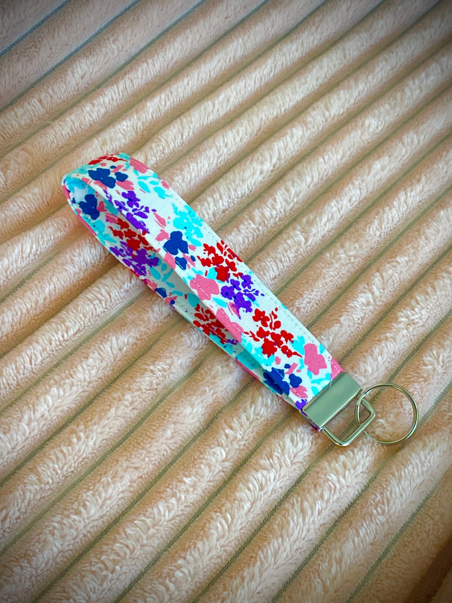 Colorful Paint Spotches Wristlet